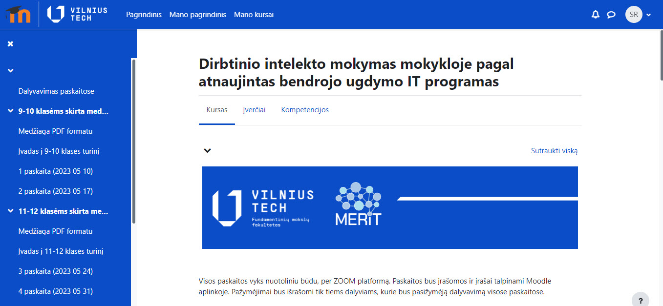 VILNIUS TECH offers a training program on AI teaching » MERIT